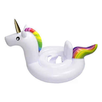 Colac de inot gonflabil pentru copii model Unicorn 62 cm