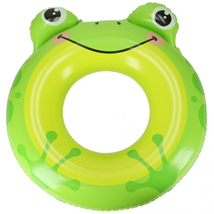 Colac gonflabil pentru inot copii 85 x 76 cm Green Frog