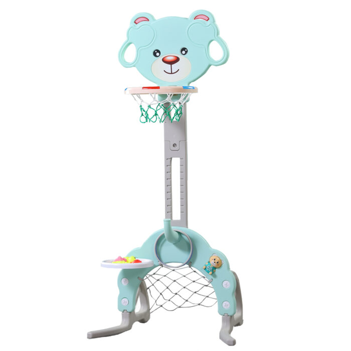 Cos de baschet multifunctional 3 in 1 Bear Green