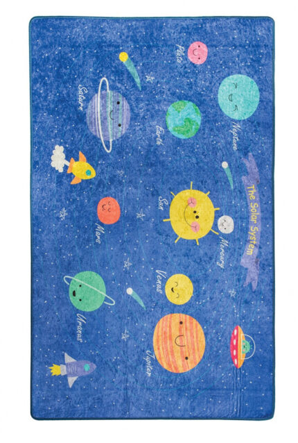 Covor antiderapant pentru copii Space 100x150 cm