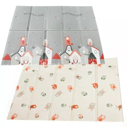 Covor din spuma XPE pliabil cu doua fete Home Birds 150x200cm