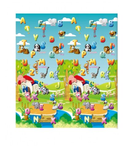 Covor din spuma pliabil cu doua fete 200x180 cm Farm Animals