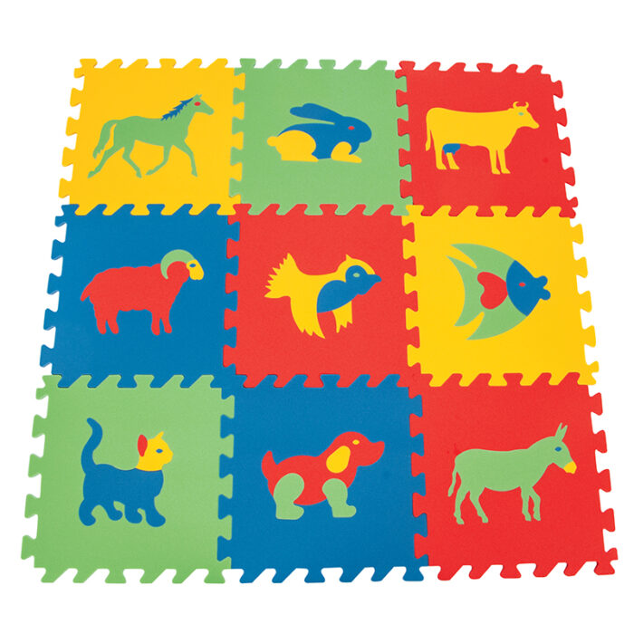 Covor puzzle din spuma Animale