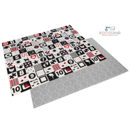 Covoras de joaca Bocioland pliabil 200x150 cm Honeycomb