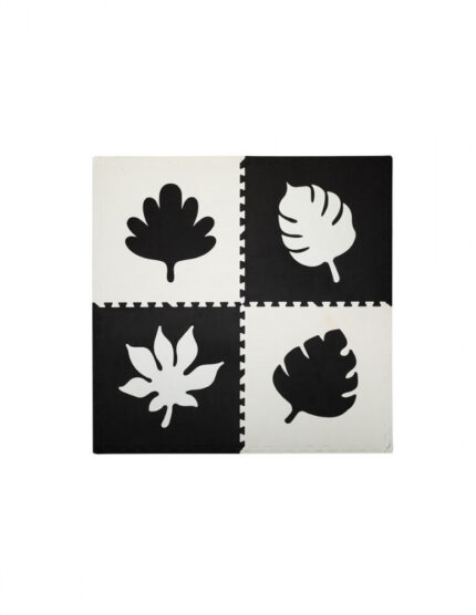 Covoras de joaca puzzle Momi Feli 120x120 cm black