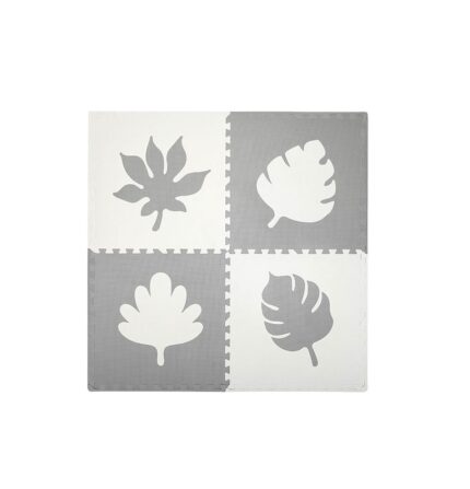 Covoras de joaca puzzle Momi Feli 120x120 cm grey