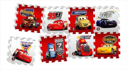 Covoras puzzle Cars Race of a Lifetime 8 bucati Knorrtoys 21013