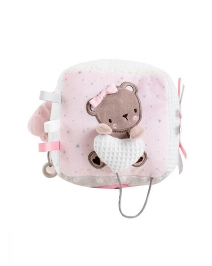 Cub din plus cu activitati Dream Big Pink 16x16 cm