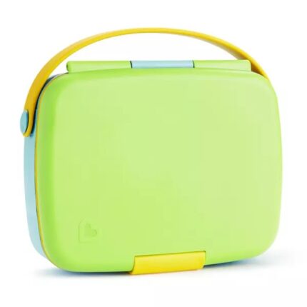 Cutie Bento Lunch Munchkin cu ustensile din inox 18L+ green