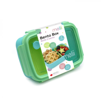 Cutie pranz Bento Melii albastruverde 880 ml