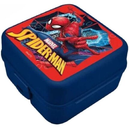 Cutie sandwich compartimentata SunCity Spiderman 14x14x8 cm NVT840418