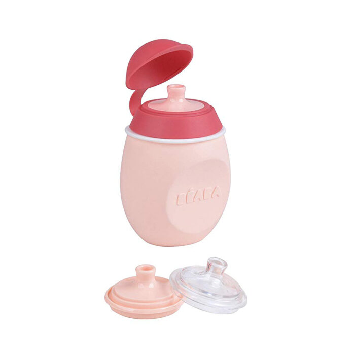 Dispozitiv de hranire Baby Squeez 2 in 1 roz