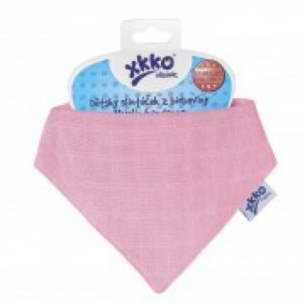 Esarfa din bumbac organic Light Pink XKKO