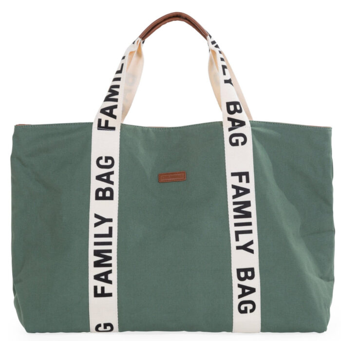 Geanta Childhome Family Bag Signature verde