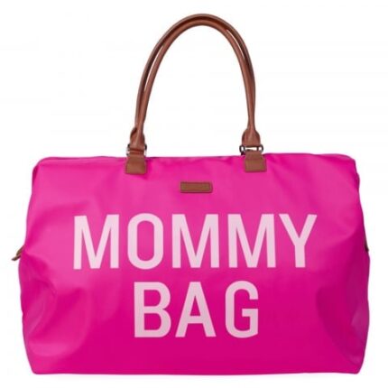 Geanta de infasat Childhome mommy bag pop pink