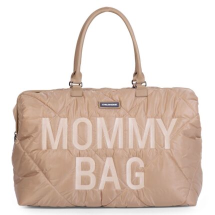 Geanta de infasat matlasata Mommy Bag bej Childhome