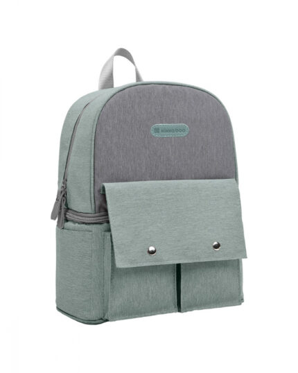 Geanta mamici tip rucsac KikkaBoo cu compartiment termic Nia Mint