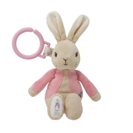 Jucarie atasabila din plus cu vibratii 22 cm Flopsy Rabbit