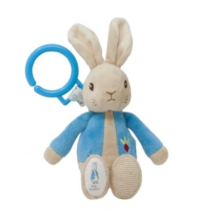 Jucarie atasabila din plus cu vibratii 22 cm Peter Rabbit