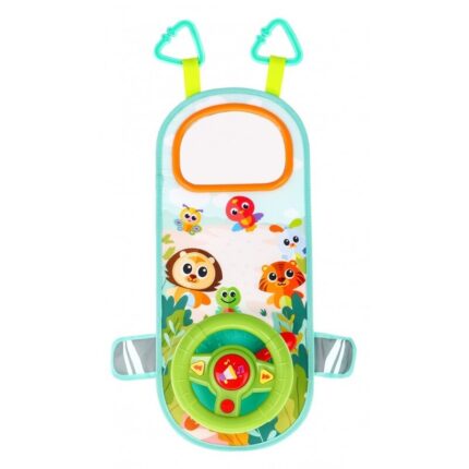 Jucarie interactiva Volan cu melodii sunete si oglinda Hola Toys Multicolor