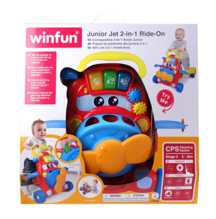 Jucarie junior ride-on Winfun jet 2 in 1