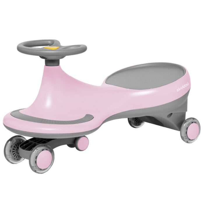 Jucarie ride-on gravitationala Skiddou Bjorg Keep Pink roz