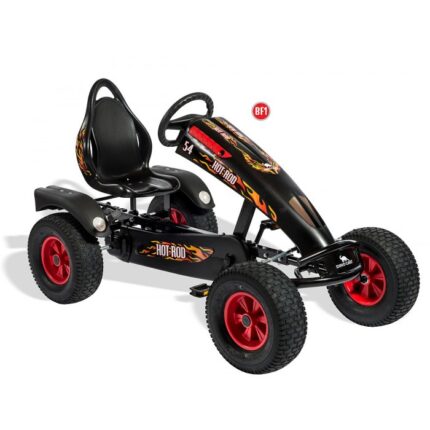 Kart cu pedale Hot Rod BF1 negru