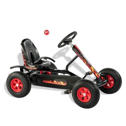 Kart cu pedale Junior Hot Rod BF1 negru