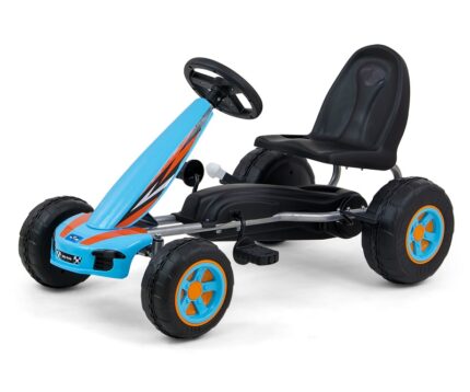 Kart cu pedale robust +3 ani Viper blue