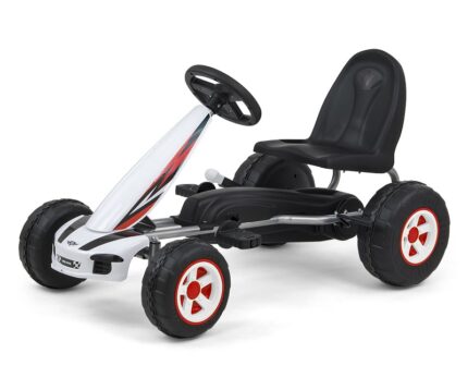 Kart cu pedale robust +3 ani Viper white