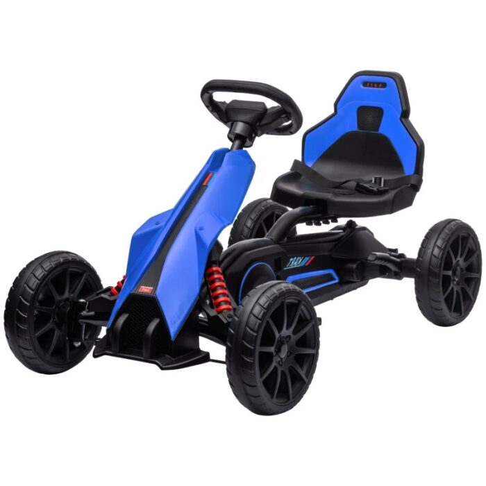 Kart cu pedale si roti EVA Nichiduta Performance Blue