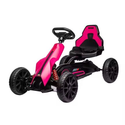 Kart cu pedale si roti EVA Nichiduta Performance Pink