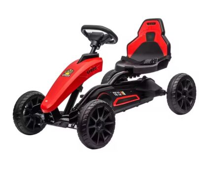 Kart cu pedale si roti EVA Nichiduta Speed Red