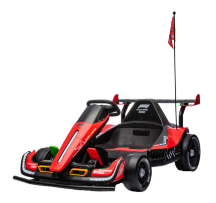 Kart electric 12V cu telecomanda si 2 motoare Nichiduta Karting Red