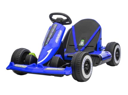 Kart electric 12V cu telecomanda si scaun din piele Nichiduta Speed Royal Blue