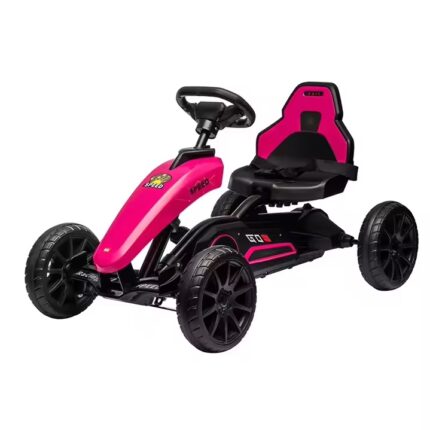 Kart electric 12V pentru copii cu roti EVA Nichiduta Speed Pink