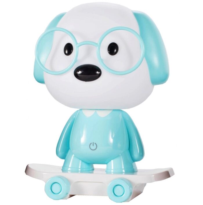 Lampa de veghe cu LED pentru copii Doggie Blue