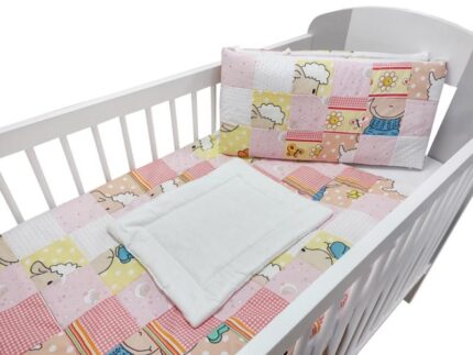 Lenjerie Mini Patratel multicolor girl 4 piese 120x60