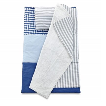 Lenjerie multifunctionala pentru calatorii BabyJem Nap Mat Indigo