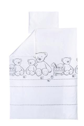 Lenjerie patut 2 piese Teddy Bear - 100 bumbac