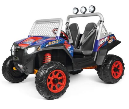 Masina electrica Peg Perego Polaris Ranger Rzr 900 XP 24V 3 ani + albastru - negru