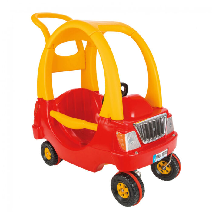 Masinuta de impins cu maner parental Pilsan Joker Car Red