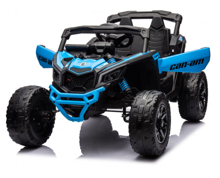 Masinuta electrica 12V cu telecomanda 2.4G Can Am Marverick UTV Blue