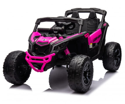 Masinuta electrica 12V cu telecomanda 2.4G Can Am Marverick UTV Fucsia