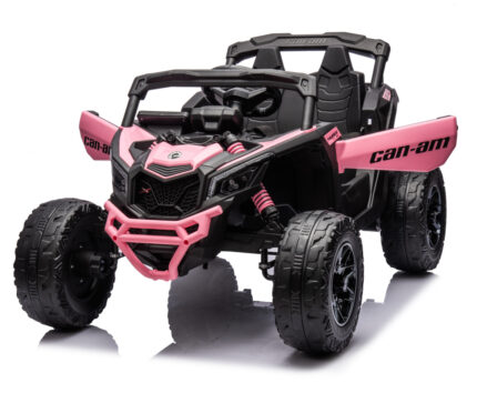 Masinuta electrica 12V cu telecomanda 2.4G Can Am Marverick UTV Light Pink