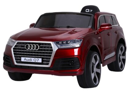 Masinuta electrica Audi Q7 cu roti din cauciuc Red