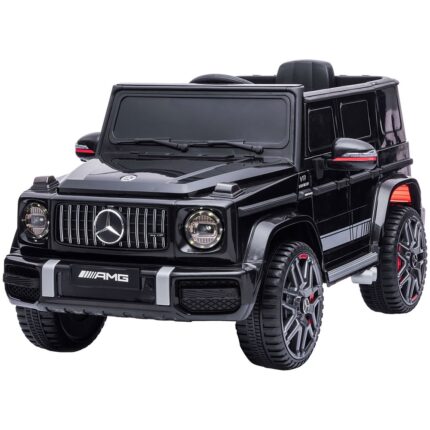 Masinuta electrica Chipolino SUV Mercedes G63 AMG cu scaun din piele si roti EVA black