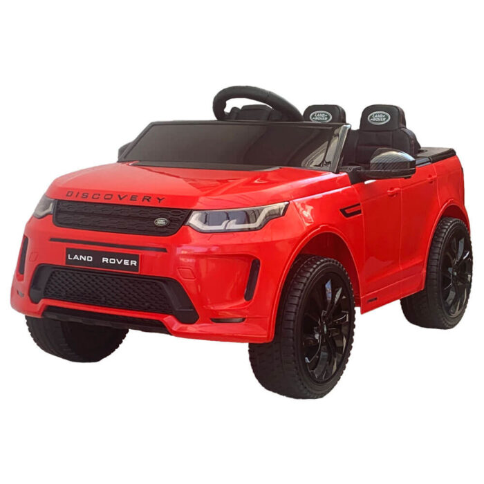 Masinuta electrica cu scaun de piele Land Rover Discovery BBH-023 rosu