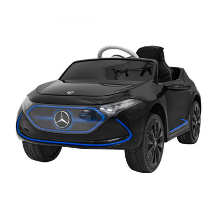 Masinuta electrica cu scaun de piele Mercedes Benz EQA Black