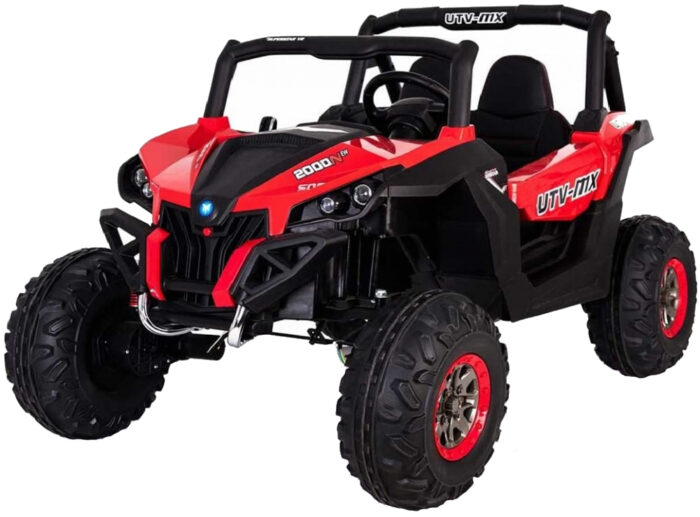 Masinuta electrica cu scaun de piele Nichiduta Xtreme Jumper UTV-MX Red